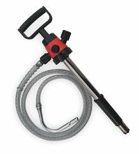 OILSAFE Hand Pump: Piston Action, Pump with Hose, Nozzle & Spout, ABS/Stainless Steel Housing, 5 ft (MPN 102308). Key specifications — Brand: OILSAFE; Housing Material: ABS/Stainless Steel; Maximum Flow Rate: 12 oz per stroke; Suction Tube Material: SS; Seal Material: Viton.