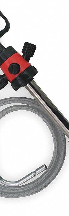 OILSAFE Hand Pump: Piston Action, Pump with Hose, Nozzle & Spout, ABS/Stainless Steel Housing, 5 ft (MPN 102308). Key specifications — Brand: OILSAFE; Housing Material: ABS/Stainless Steel; Maximum Flow Rate: 12 oz per stroke; Suction Tube Material: SS; Seal Material: Viton.