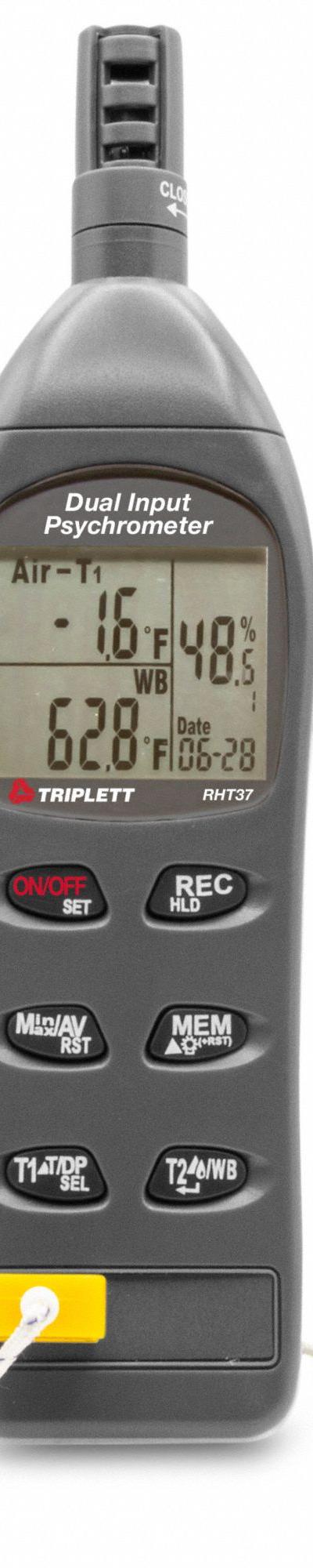 TRIPLETT Psychrometer with Superheat: Onboard - Standard Temperature & Humidity Meters
