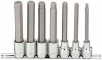 WESTWARD Socket Bit Set: 1 - 25 Pieces, 1/2 in Drive Size, 7 Pieces, 1/4 in to 5/8 in Tip Size Range (MPN 54TM84). Key specifications — attr1216280: Fixed Insert; attr1216283: WESTWARD; attr1225718: 1/4 in to 5/8 in; attr1227491: 1/2 in.