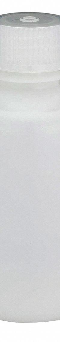 GLOBE SCIENTIFIC Sampling Bottle: HDPE, 4.22 fl oz, 125 mL, Natural, 24-415 mm Screw Closure Size (MPN 7060125). Key specifications — Body Color: Natural; Closure Attached: Attached; Brand: GLOBE SCIENTIFIC; Pre-Cleaned: None; Closure Included: Yes.