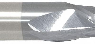 APPROVED VENDOR Square End Mill: Carbide, AlTiN Coated, 2 Flute, 1/2" Mill Dia, 1-1/2" LOC - General Purpose Carbide Square End Mills