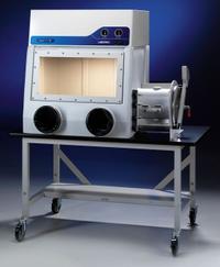 LABCONCO Glove Box: 31 5/8 in Overall Wd, 4 3/8 ft Overall Lg, 40 in Overall Ht, 2 Ports, Steel (MPN 5220100). Key specifications — Includes: Neoprene Gloves; Brand: LABCONCO; Material: Steel.