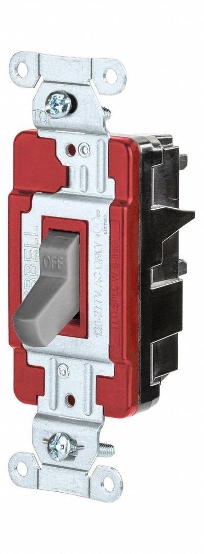 HUBBELL Wall Switch: Toggle Switch - Toggle Wall Switches