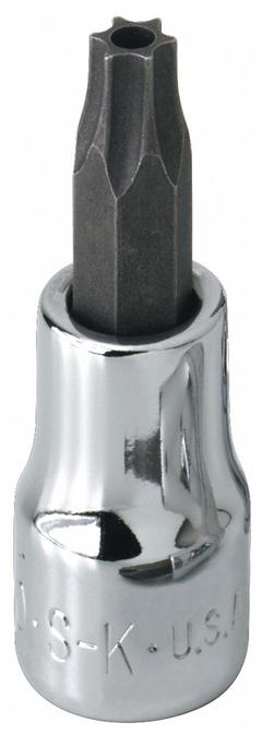 SK PROFESSIONAL TOOLS Socket Bit: 3/8 in Drive Size, Security Torx Tip, T50 Tip Size, Torx (MPN 45450). Key specifications — attr1214209: Replaceable Insert; attr1214211: SK PROFESSIONAL TOOLS.