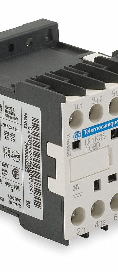 SCHNEIDER Miniature IEC Magnetic Contactor: Non-Reversing - Miniature, Non-Reversing IEC Contactors