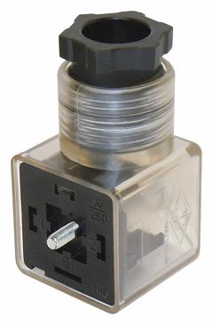 CANFIELD IND. Solenoid Valve Connector: Form A ISO Din, G5107-1090000