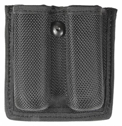 HEROS PRIDE Magazine Pouch: Black, Nylon, Ballistic, 4 in x 3 1/2 in - Duty Equipment Pouches