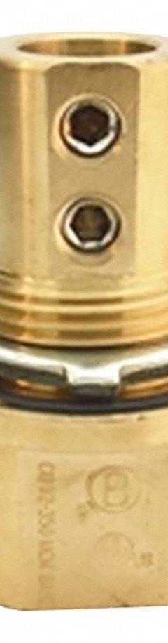 BRIDGEPORT FITTINGS Grounding Lug Hubs for EMT: 1 in Trade Size, 2 13/16 in Overall Lg, Brass (MPN MCH-100). Key specifications — Insulated: No; Thread Size: 1"-11-1/2; Thread Type: NPT; Brand: BRIDGEPORT FITTINGS.