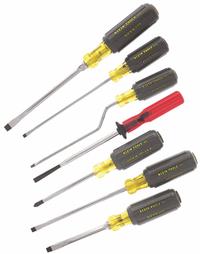 KLEIN TOOLS General Purpose Screwdriver Set: 1-10 Pieces, 7 Pieces, Phillips/Slotted Tip (MPN 85077). Key specifications — attr1205274: KLEIN TOOLS; attr1205269: 5/16 in.
