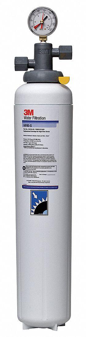 3M WATER FILTRATION PRODUCTS Water Filtration System: 3 micron - Ice Machine & Refrigerator Water Filter Systems