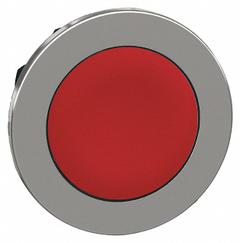 SCHNEIDER Flush Push Button: Red, 30 mm Mounting Size, Metallic, Maintained (MPN ZB4FH04). Key specifications — Brand: SCHNEIDER; Action: Maintained; Series: XB4; Push Button Material Type: Metallic.