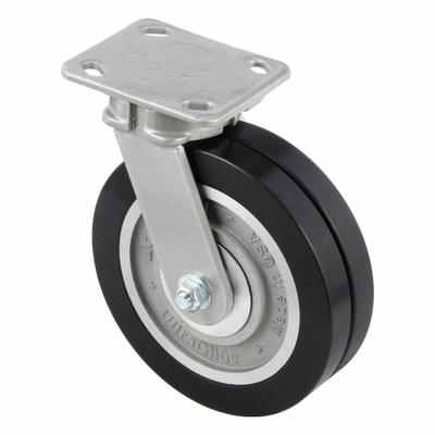 HAMILTON CASTER & MFG. CO. Plate Caster: Kingpinless Swivel, Polyurethane - Heavy-Duty General-Purpose Kingpinless Plate Casters
