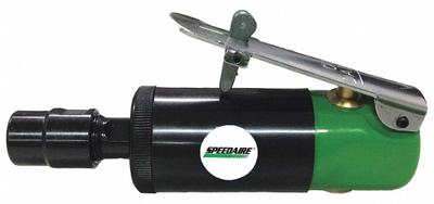 SPEEDAIRE Die Grinder: Straight Tool, 0.25 hp Horsepower, 25,000 RPM Max. Speed - Air-Powered Straight Die Grinders