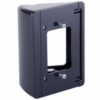 AIPHONE Angle Box: Angle Box, KAW-D. Key specifications — Brand: AIPHONE; Compatible Product Type: One Gang Surface Door Station; Compatible with Series: JO-DA; Manufacturer Part Number: KAW-D; Features: Hinged Cover for Mounting Door Station; Includes: Mounting Hardware; Product Type: Angle Box.