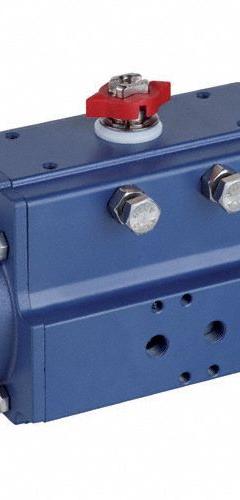 BONOMI Pneumatic Valve Actuator: 320 in-lb Force at 80 psi, PTFE Coated Aluminum, 0 Springs, F05/F07 (MPN DA63VP). Key specifications — ISO Mount Type: F05/F07; Manufacturer Series: 82; Housing Material: PTFE Coated Aluminum; Manufacturer Part Number: DA63VP.