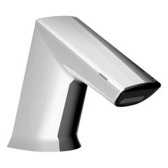 SLOAN Bathroom Sensor Faucet: BASYS, Cast Zinc, Chrome Finish, Single-Post, Hydropower, Laminar (MPN EFX380.010.0000). Key specifications — Brand: SLOAN; Includes: Capacitance Sensor; Series: BASYS.