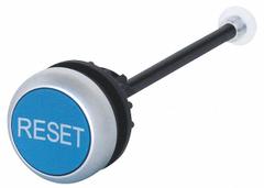 EATON Release Push Button: 22 mm Panel Mounting Size, For Series M22 (MPN M22-DZ-B-GB14). Key specifications — attr1023385: Blue; attr1023392: Through-the-Door Release Push Button; attr206594: M22-DZ-B-GB14; attr1023386: Push Buttons; attr1023389: M22; attr1023390: Plastic; attr211286: EATON.