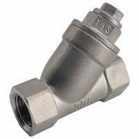 APPROVED VENDOR Y Strainer with Drain Holes: 1 1/2 in, Mesh, 18 mesh Screen Size, PTFE, 3 in Ht (MPN 06S011N03112). Key specifications — Brand: APPROVED VENDOR; Seal Material: PTFE; Manufacturer Part Number: 06S011N03112; Screen Material: 316 Stainless Steel.