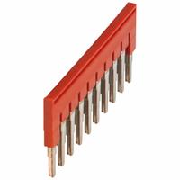 SCHNEIDER Bridge: Red (MPN NSYTRAL410). Key specifications — Compatible Manufacturer Model Number: NSYTRR42; Compatible with Product Type: TRV Screw Terminal Block; Brand: SCHNEIDER.