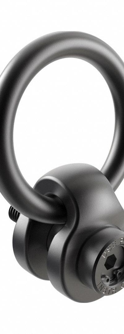 JERGENS Hoist Ring: Swivel - Side-Pull Pivot & Rotate Hoist Rings