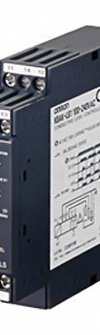OMRON Level Control Relay: DIN-Rail Mounted, Single Probe, 5 A Current Rating, 24V AC/DC (MPN K8AK-LS1 24VAC/DC). Key specifications — Contact Rating (AC): 5 A @ 250V AC; Contact Rating (DC): 5 A @ 30V DC; Electrical Connection: Screw Terminal; Mounting Style: DIN Rail; Number of Probes: Single Probe; Relay Function: Pump Up; Status Indicator: LED Indicator; Brand: OMRON.