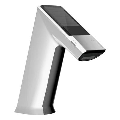SLOAN Bathroom Sensor Faucet: BASYS, Cast Zinc, Chrome Finish, Single-Post, Solar - Single-Post Sensor Bathroom Faucets