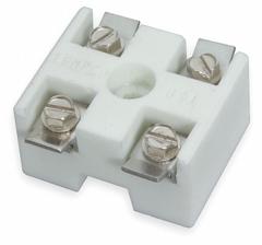 TEMPCO Ceramic Terminal Block: High Temp 2-Pole, 600V AC, 1 1/4 in Lg (MPN EHD-108-101). Key specifications — Block Type: High Temperature 2-Pole; Brand: TEMPCO; Heater Voltage: 600V AC.