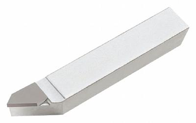 MICRO 100 Single-Point Tool Bit: EL Tool Bit Style, 5/8 in Shank Wd, 5/8 in Shank Ht - Brazed-Tip Lathe Tool Bits