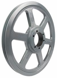 APPROVED VENDOR V-Belt Pulley: B234, 2 Groove, 23.75 in OD, Bushed Bore, SF, Quick Detachable (MPN 2342B). Key specifications — Pulley Industry Number: B234; Pitch Diameter: 23.4 in (5L, B); For Belt Section (broad, with similar types): 4L, A, or AX.