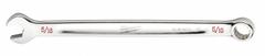 MILWAUKEE Combination Wrench: Chrome Vanadium Steel, Chrome, 5/16 in Head Size, 5 1/2 in Overall Lg (MPN 45-96-9410). Key specifications — attr309539: 5/16 in; attr309567: Yes; attr324930: MILWAUKEE.