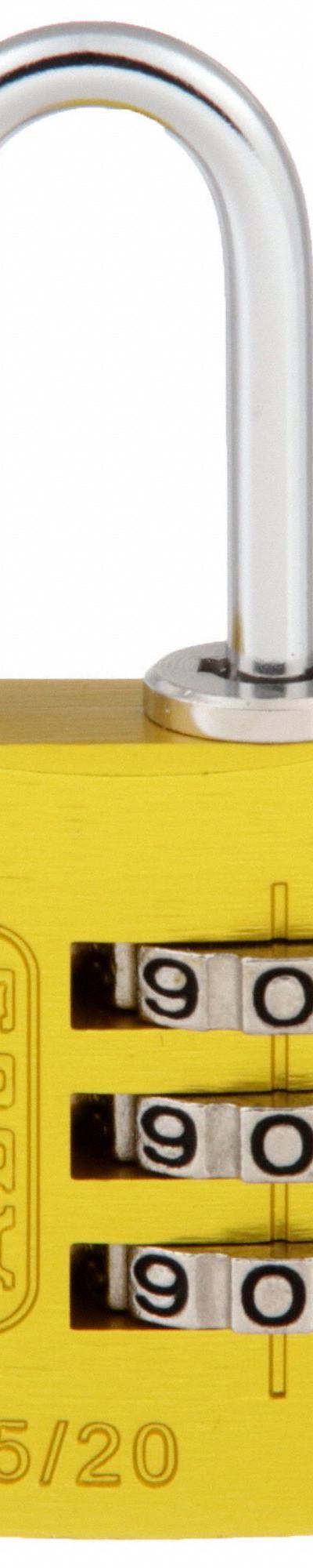 ABUS Combination Padlock: Scrolling Combo - TSA Approved Luggage Combination Padlocks