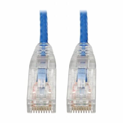 EATON TRIPP LITE Ethernet Cable: Unshielded, Cat 6, 0.7 ft Overall Lg, PVC, Round, 1, 28 AWG - Category 6 Patch Cords with PoE