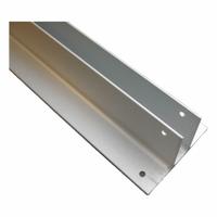 HADRIAN Screen Channel: Aluminum, Anodized Aluminum, 47 in Overall Ht, 4 1/4 in Overall Wd (MPN 520559). Key specifications — Compatible Partition Material: Stainless Steel; Finish: Anodized Aluminum; Component Type: Screen Channel; Brand: HADRIAN.