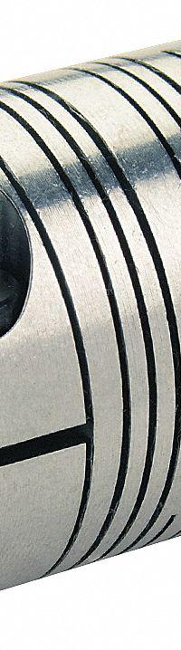 RULAND MANUFACTURING Motion Control Coupling: 3° Angular Misalignment, 1/4 in Bore Dia 1, Inch, 1 (MPN PCR12-4-4-SS). Key specifications — attr673559: No; attr673552: Round; attr673601: Inch; attr673553: RULAND MANUFACTURING; attr920803: Same Bore Dimensions.
