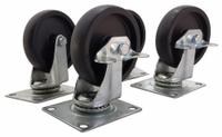 WESTWARD Replacement Casters: Repl Caster, Black, 500 lb Total Load Capacity (MPN 61HP23). Key specifications — Compatible Product Type: Rolling Tool Cabinets; Brand: WESTWARD; Product Type: Replacement Caster; Compatible with Grainger Part Number: 2CZY4; Compatible with Manufacturer Model No.: 10-A012A; Color: Black.