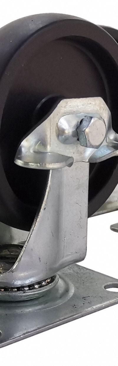 WESTWARD Replacement Casters: Repl Caster, Black, 500 lb Total Load Capacity - Casters & Sets