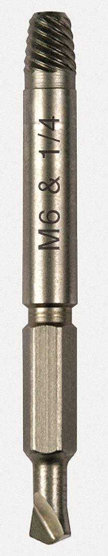 ALDEN Drill/Extractor Tool: Double End, Size #4, M6 Capacity (MPN 2367P). Key specifications — attr1030256: 1/4 in; attr1030247: 2367P; attr1030248: ALDEN; attr1075324: M6.