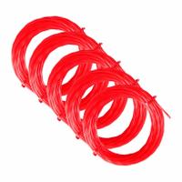 MILWAUKEE String Trimmer Line: Nylon, 0.08 in Dia, 10 7/16 ft Overall Lg, Twisted, Red, 5 PK (MPN 49-16-2810). Key specifications — Brand: MILWAUKEE; Compatible Manufacturer Number: 3046-20; Compatible Product Type: String Trimmer; Material: Nylon.