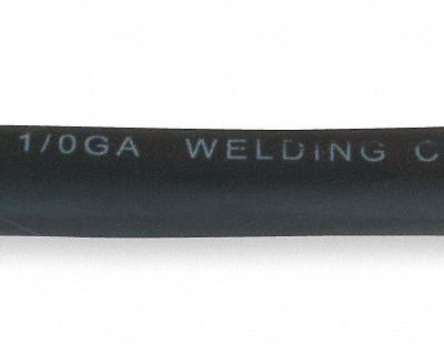 CAROL Welding Cable: 4/0 AWG Conductor Size, Black, 250 ft Lg, 600 V - Welding Cables