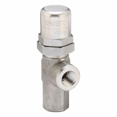 Parker Pressure Control Valve: 10 gpm, 10 psi Max Set, Stainless Steel - Soft-Seat Pressure Control Valves