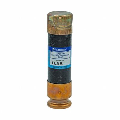 LITTELFUSE Fuse: Class RK5, FLNR Series, Time-Delay, 50 A, 250 V AC, 125 V DC - Time-Delay Cylindrical Fuses
