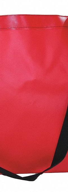 R&B FABRICATIONS Tote Bag: Vinyl, Red, 12,000 cu in Interior Volume, 22 in Lg, 26 in Wd, 21 in Ht (MPN RB-889-RD). Key specifications — Color: Red; Material: Vinyl; Brand: R&B FABRICATIONS.