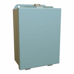 HAMMOND Enclosure: Steel, 8 in x 6 in x 4 in, NEMA 12/13/3R/4, Solid Cover, Clamp On (MPN HJ863LP). Key specifications — Closure Method: Screws; Brand: HAMMOND; Knockouts: Not Included.