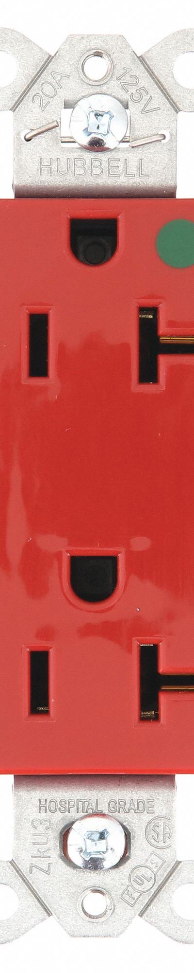 HUBBELL Receptacle: Hospital Grade Fed - General Purpose Receptacles