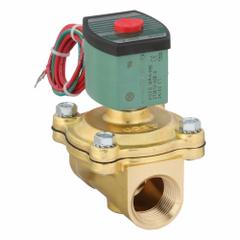 REDHAT Solenoid Valve: 2-Way, Normally Closed, 1 in Pipe Size, 24V AC, Watertight, High Flow (MPN 8210G054). Key specifications — Pipe Size: 1 in; Voltage: 24V AC; Brand: REDHAT; Coil Enclosure: Watertight.