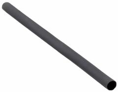 3M Heat Shrink Tubing: 1 in I.D. Before Shrinking, 0.5 in I.D. After Shrinking, 6 in Lg, 2:1, 100 PK (MPN EPS200-1-6"-Black PK100). Key specifications — attr202046: Black; attr211475: 3M.