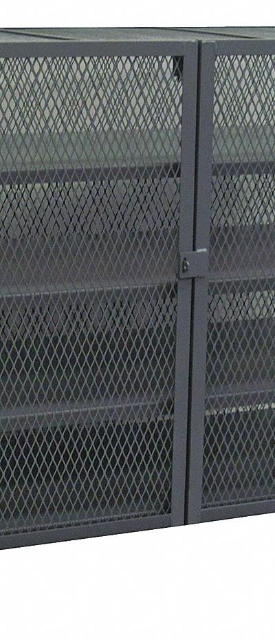 JAMCO Storage Cabinet: 72 in x 36 in x 54 in - Industrial Ventilated Shelf Cabinets