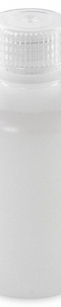 GLOBE SCIENTIFIC Storage Bottle: HDPE, 4.22 fl oz, 125 mL, Colorless, 24 mm Screw Closure Size (MPN 7560125BKS). Key specifications — Body Color: Colorless; Closure Attached: Packaged Separately; Brand: GLOBE SCIENTIFIC; Pre-Cleaned: None; Closure Included: Yes.