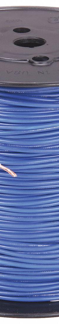 SOUTHWIRE Hookup Wire: 12 AWG Conductor Size, Blue, 500 ft Overall Lg, 600 V Volt (MPN 411040506). Key specifications — Brand: SOUTHWIRE; Product Type: Machine Tool Wire; Standards: UL 1020; Manufacturer Part Number: 411040506.